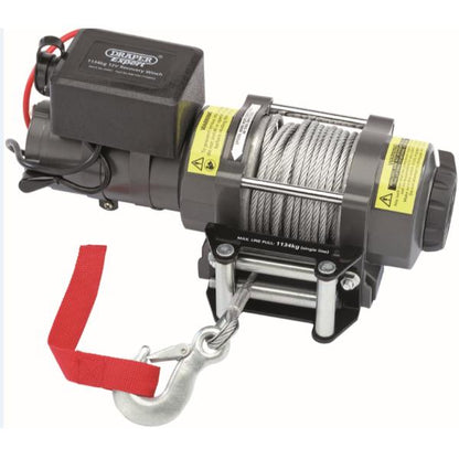Draper 12V Recovery Winch, 1134kg