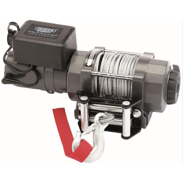 Draper 12V Recovery Winch, 1814kg