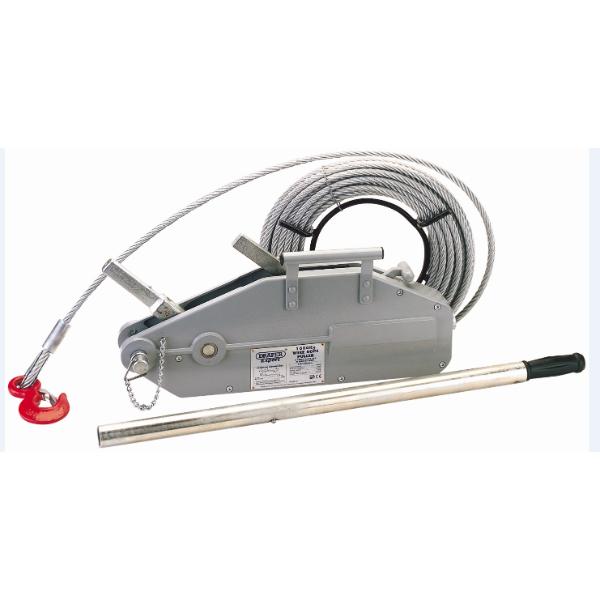 Draper Wire Rope Puller, 1600kg