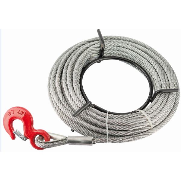 Draper Wire Rope with Hook for 71208, 20m 