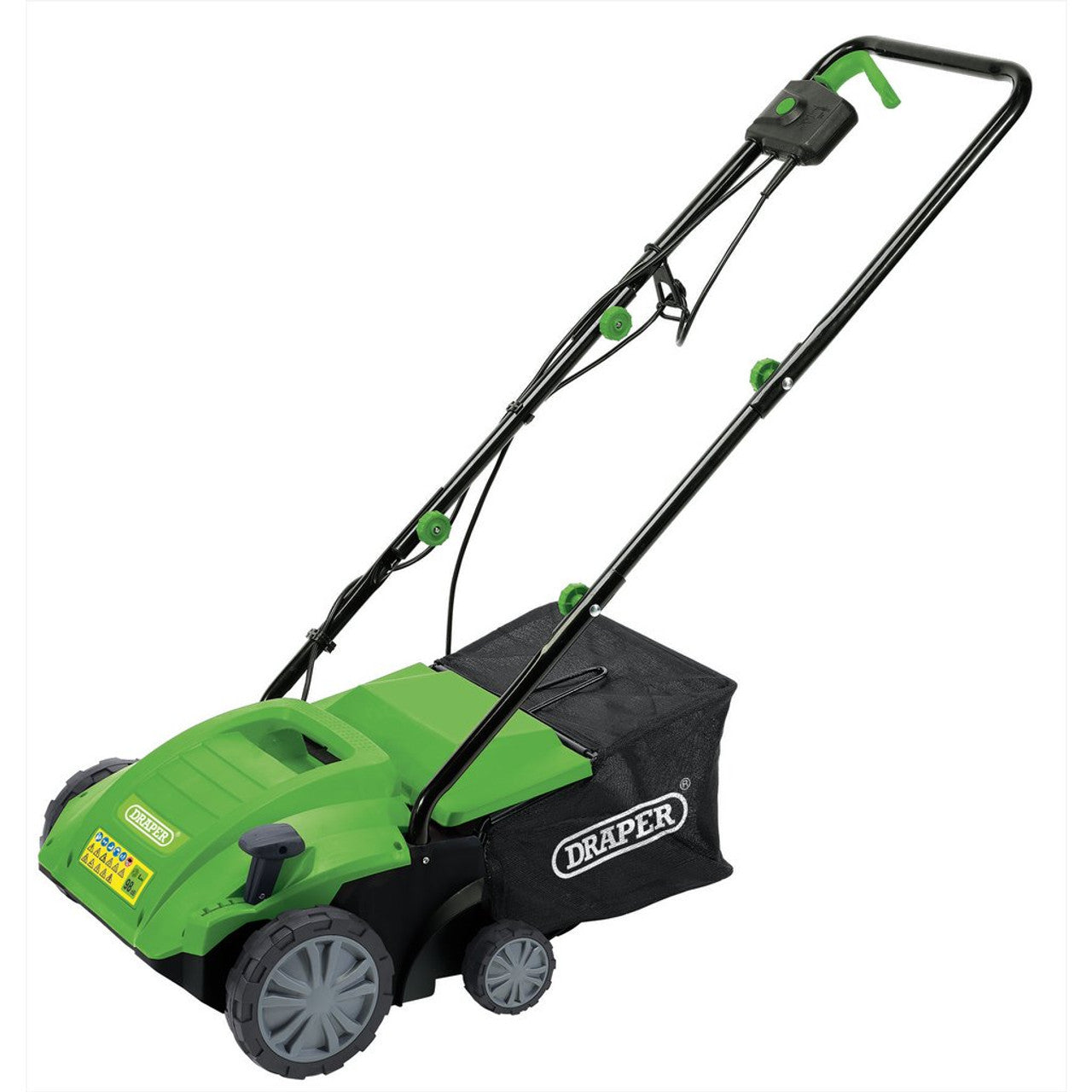 Draper 1500W 230V 2-in-1 Lawn Aerator and Scarifier 320mm