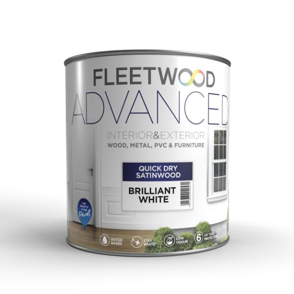 5L Advanced Quick Dry Interior/ Exterior Satinwood White