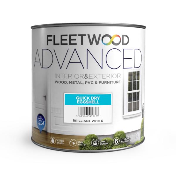 2.5L Advanced Quick Dry Interior/ Exterior Eggshell White