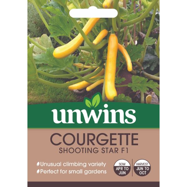 Unwins Seed Packet Courgette Shooting Star F1