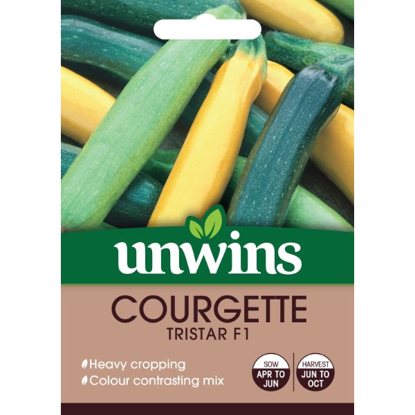 Unwins Seed Packet Courgette Tristar F1