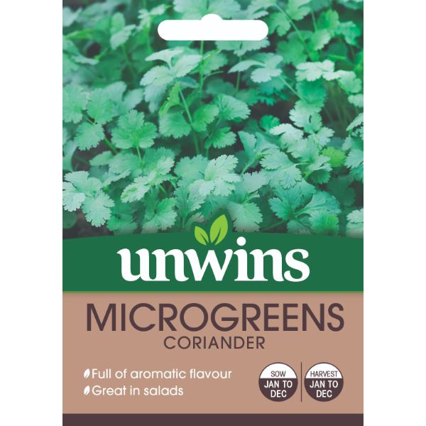 Unwins Seed Packet Microgreens Coriander