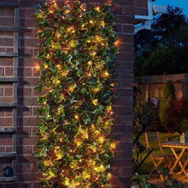 Smart 75 Led Solar In-Lit Ivy Trellis 180 X 90 cm