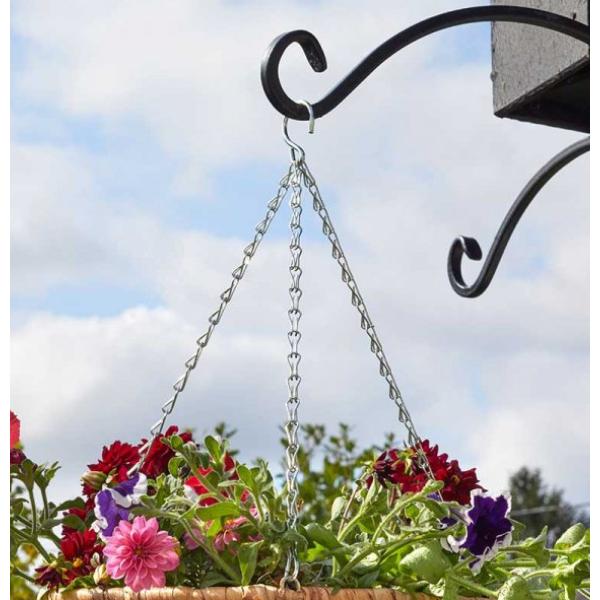 Smart Garden Replacement Basket Chain - Galvanised 3 Way Chain
