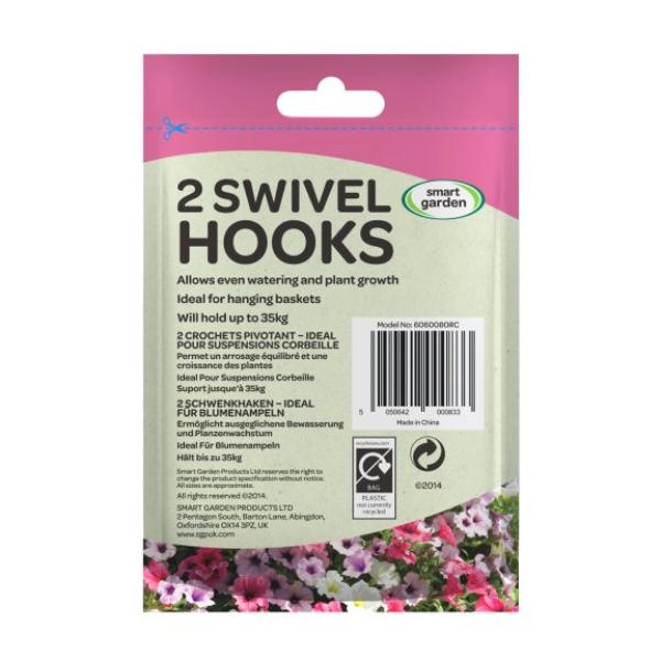Smart Garden Swivel Hooks 2 pack
