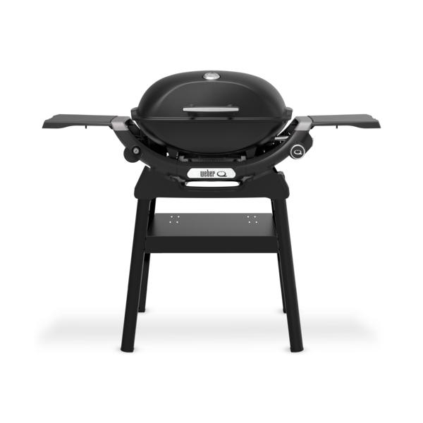 Q 2200N Gas Barbecue with Side Tables and Compact Stand 1 Burner