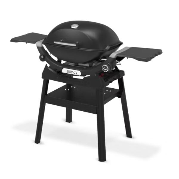 Q 2200N Gas Barbecue with Side Tables and Compact Stand 1 Burner