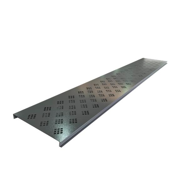 Satus Fence Gate Trellis Panel Diamond Holes 900mm x 300mm Merlin Grey