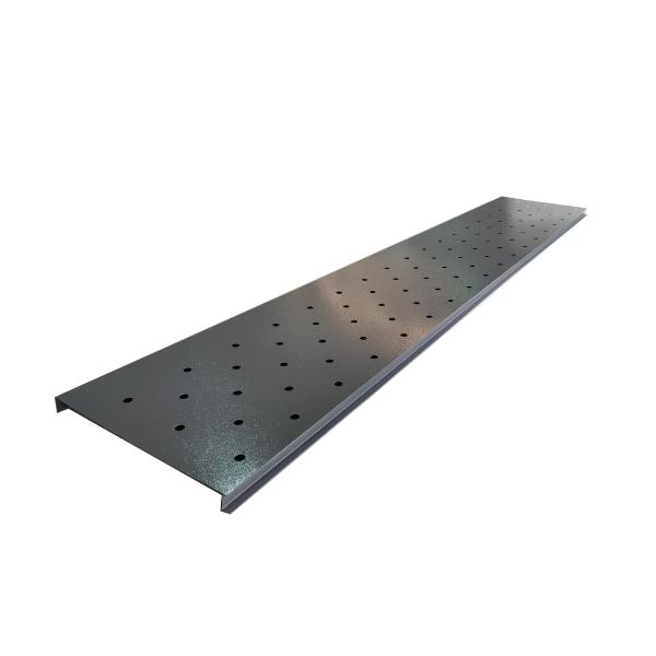 Satus Fence Gate Trellis Panel Round Holes 1100mm Merlin Grey