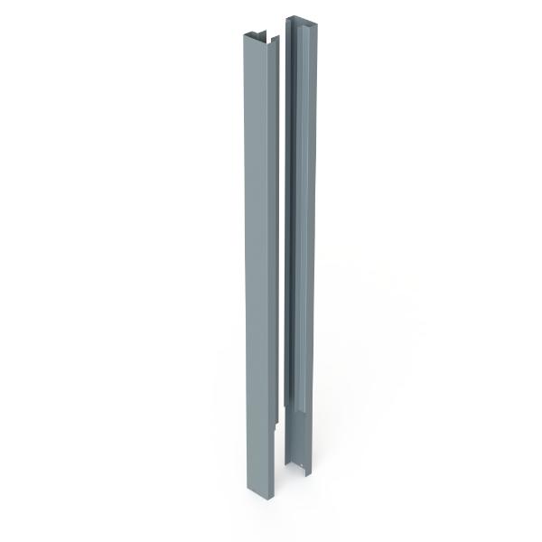 Satus Fence Concrete Post Sleeve 1.85m Goosewing Grey