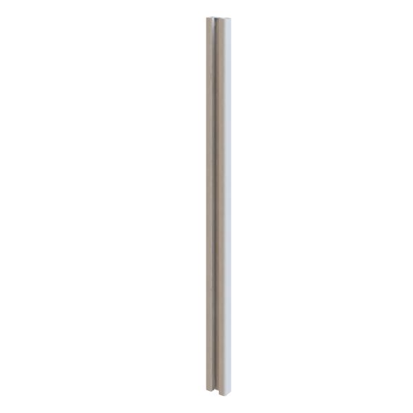 Satus Fence Post &amp; Rail Fence Post 1850mm Matt White