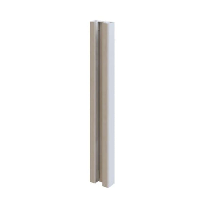 Satus Fence Post &amp; Rail Aluminium 3-Rail Spacer Set (50mm - 330mm - 330mm - 330mm) Matt White