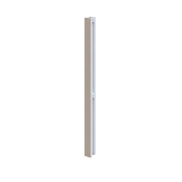 Satus Fence Post &amp; Rail Gate Post 1850mm Matt White