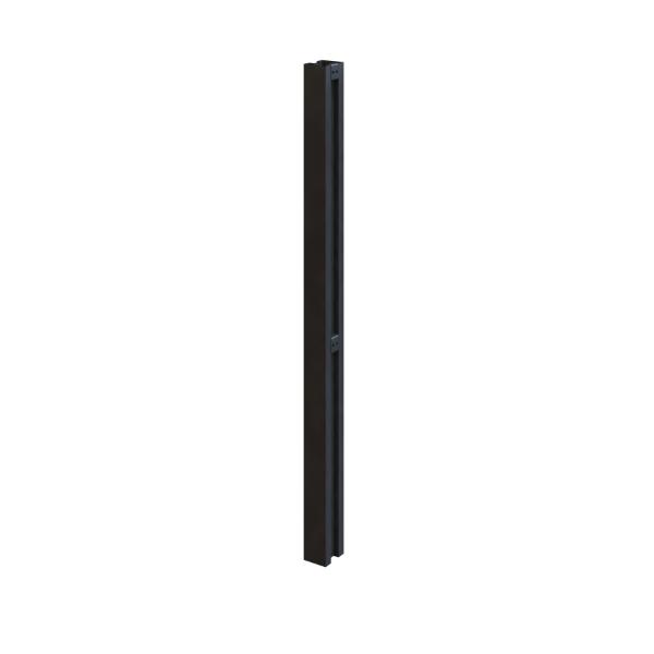 Satus Fence Post &amp; Rail Gate Post 1850mm Matt Black