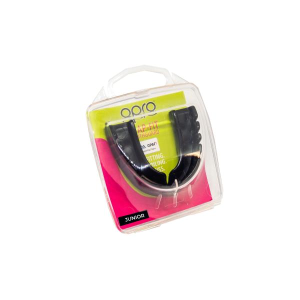 Gaa Opro Snap-Fit Gaa Junior  - Jet Black