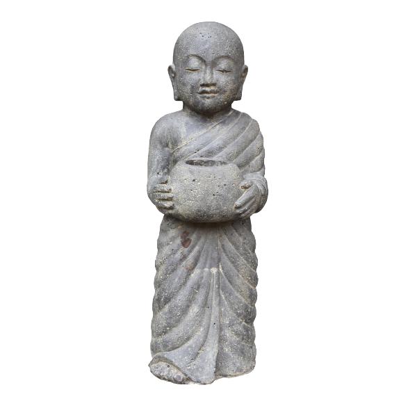 Asiastyle Standing Monk With Bowl Cast Stone 60cm