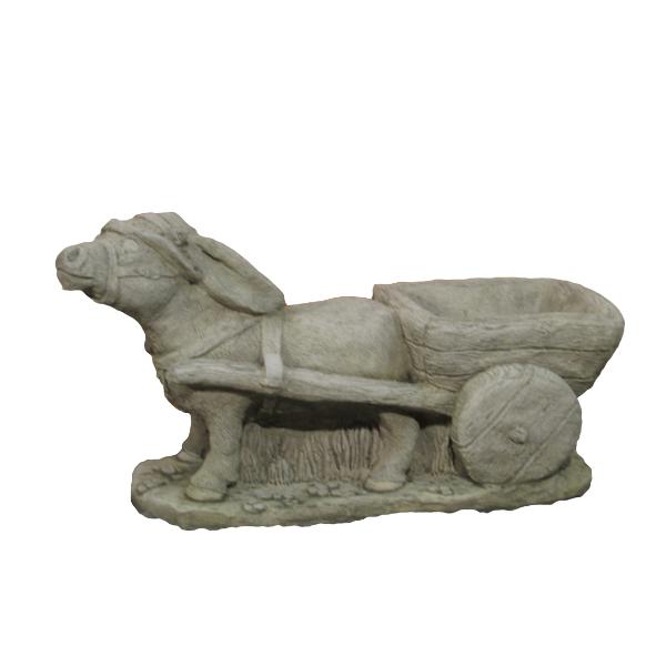 Gorselodge Donkey And Cart 31cm