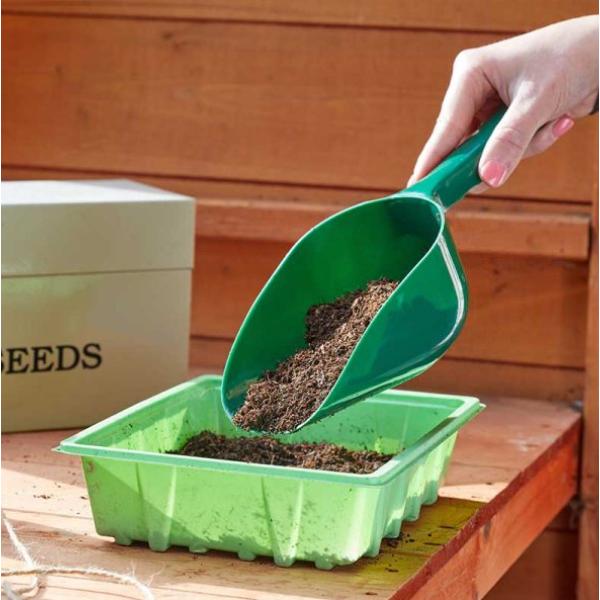 Smart Garden Home &amp; Garden Plastic Green Scoop 7 x 28 x 10 cm