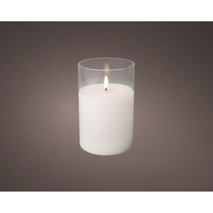 Candle LED in Clear Glass 15cm