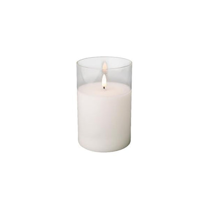 Candle LED in Clear Glass 15cm