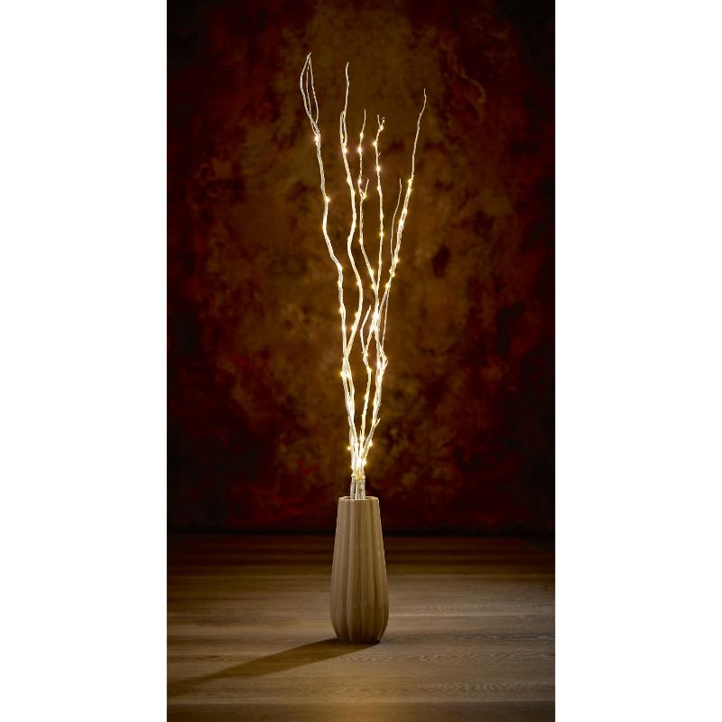 Premier 1.2M Light Silver Twig With 80 Lights
