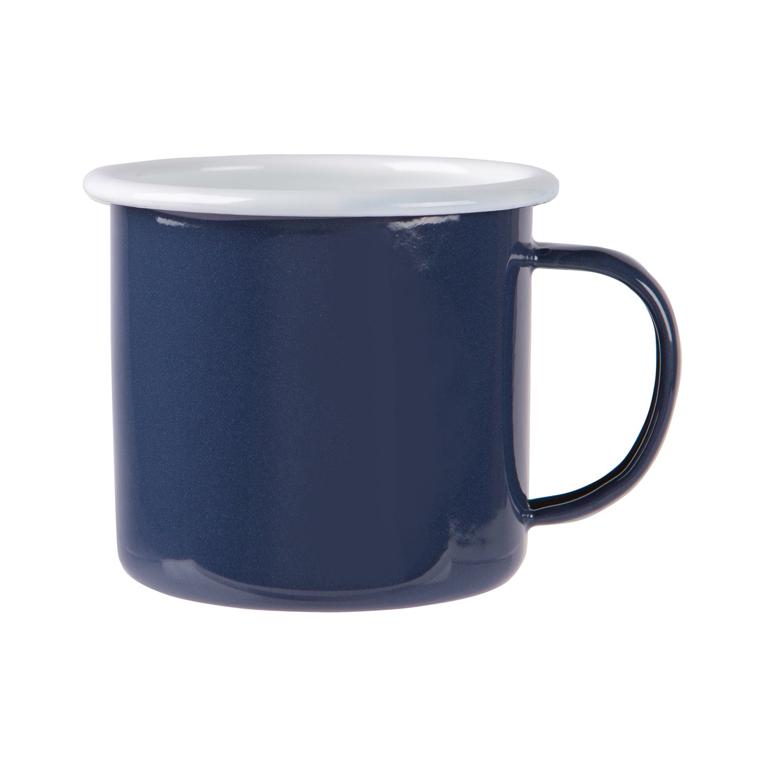 Argon Enamel Mug Navy / White 375ml