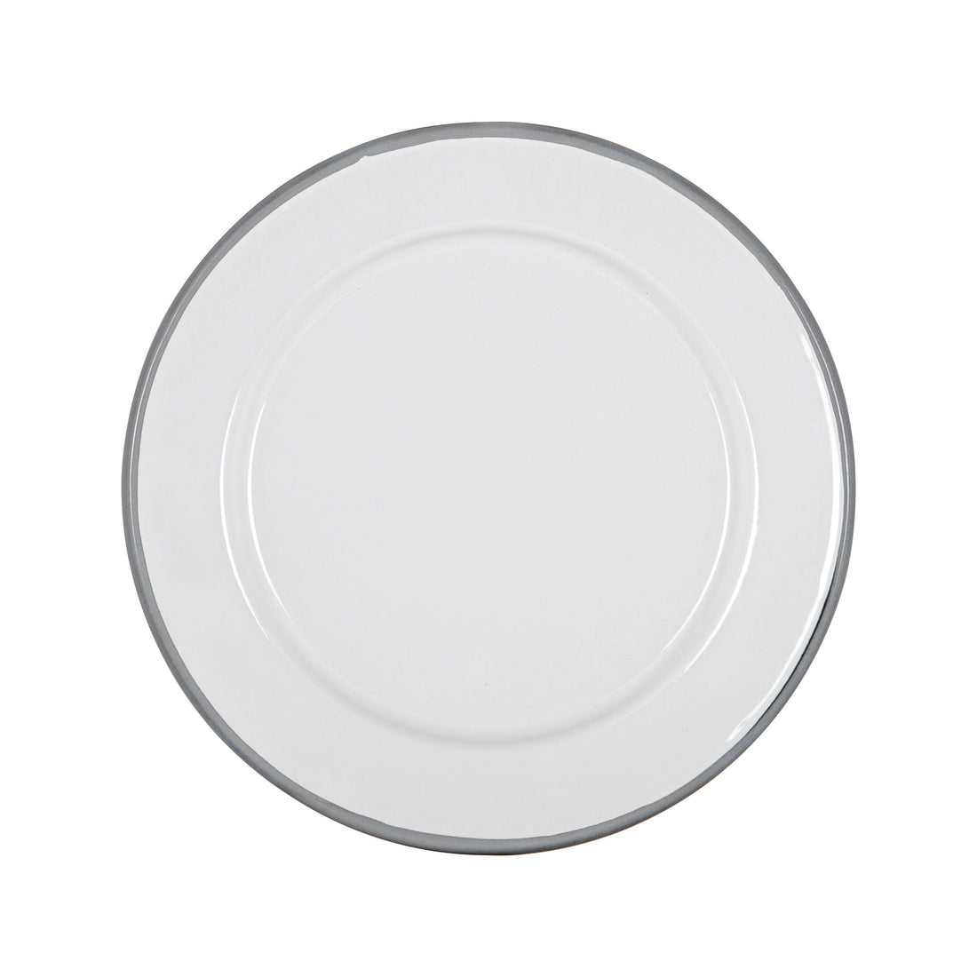 Argon Enamel Plate Grey 20cm