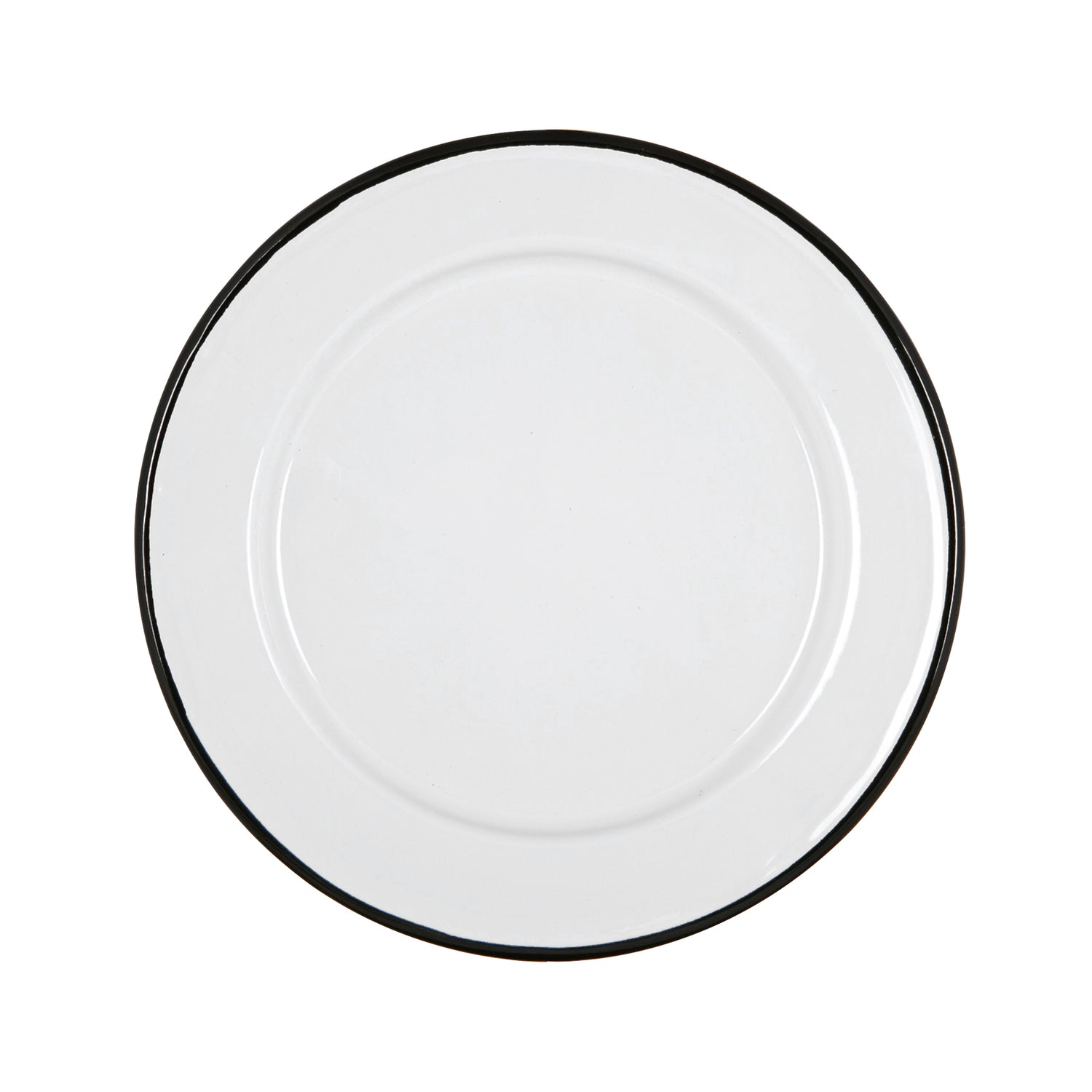 Argon Enamel Plate Black 20cm