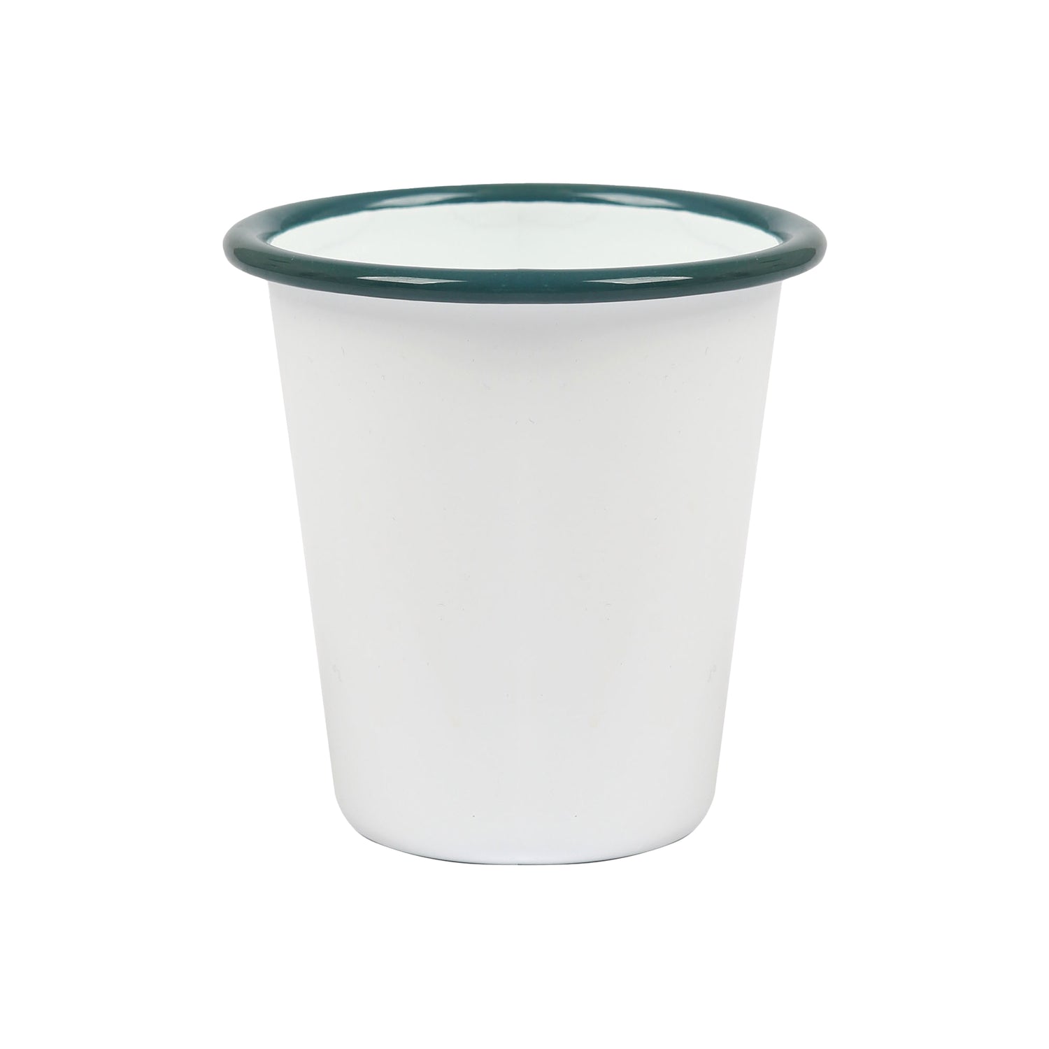 Argon Enamel Tumbler White/Green 300ml