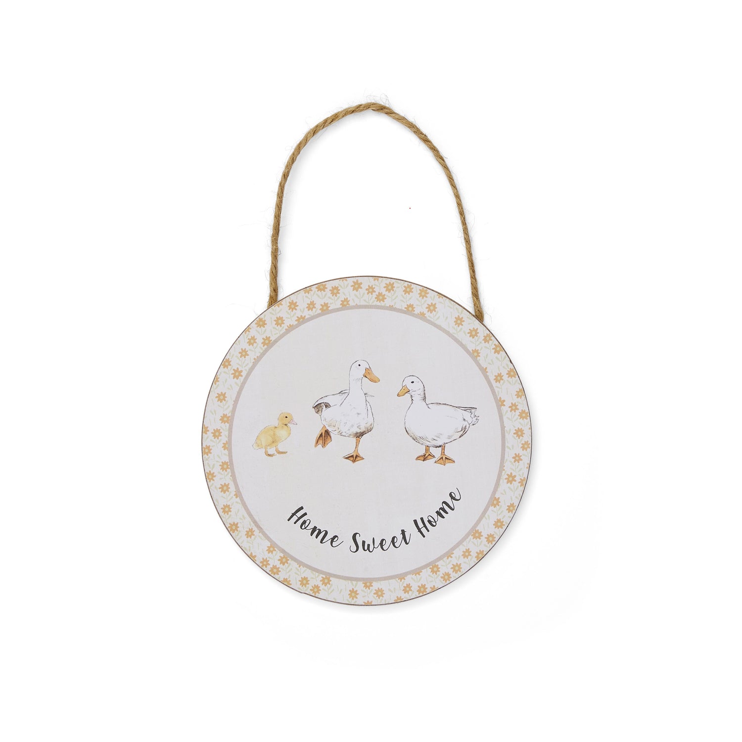 Buttercup Farm &quot;Home Sweet Home&quot; Round Plaque