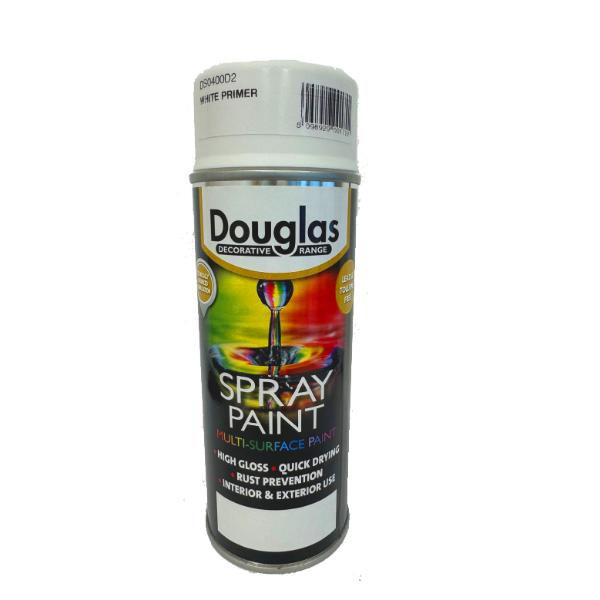 Multi Surface Spray Paint 400ml White Primer