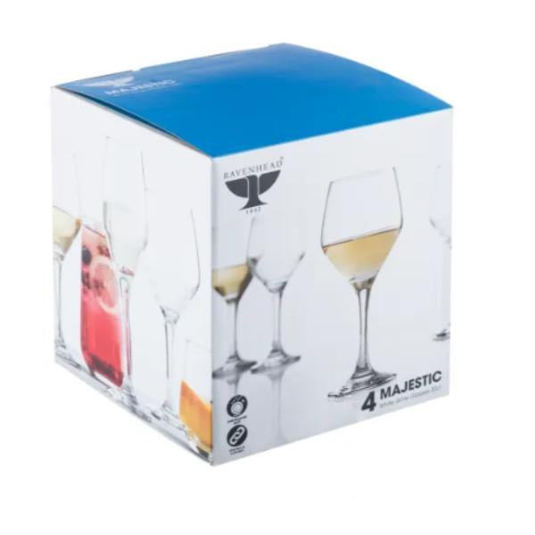 Ravenhead Majestic Set Of 4 White Wine Glasses 30Cl