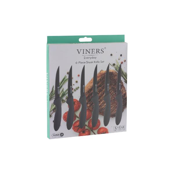 Viners Everyday Of 6 Steak Knives
