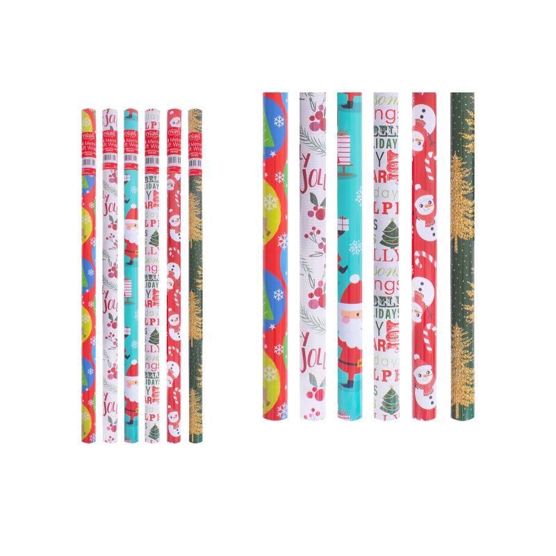 Christmas Novelty Wrap Pack 4m 36 assorted