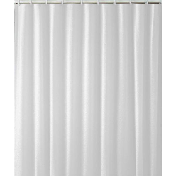 Euroshowers Shower Curtain White 180x200mm