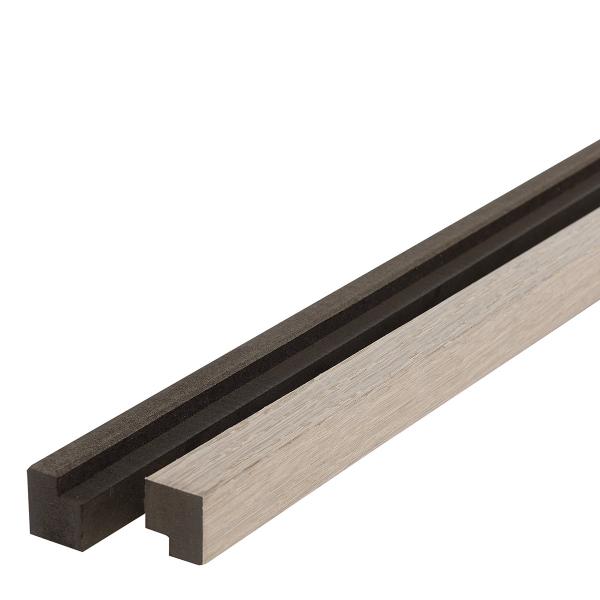 Fibrotech Completions Trims 3M x 25mm x 22mm x 2 Pieces Grey Oak