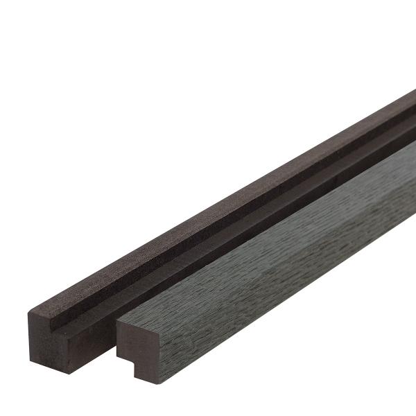 Fibrotech Completions Trims 3M x 25mm x 22mm x 2 Pieces Black Oak