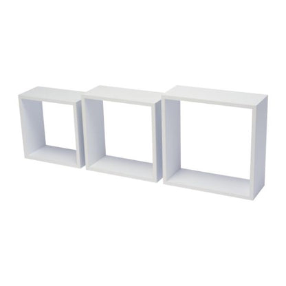 Duraline Triple Cube 30cm, 27cm, 24cm White