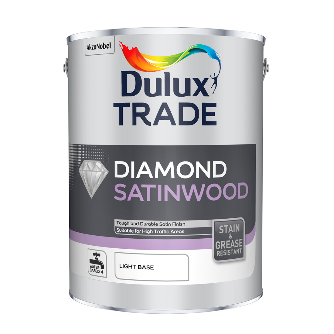 Dulux Trade Diamond Satinwood Light Base 5L