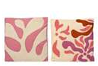 Decoris Embroidered Square Polyester Cushion 45 x 45cm Assorted Design