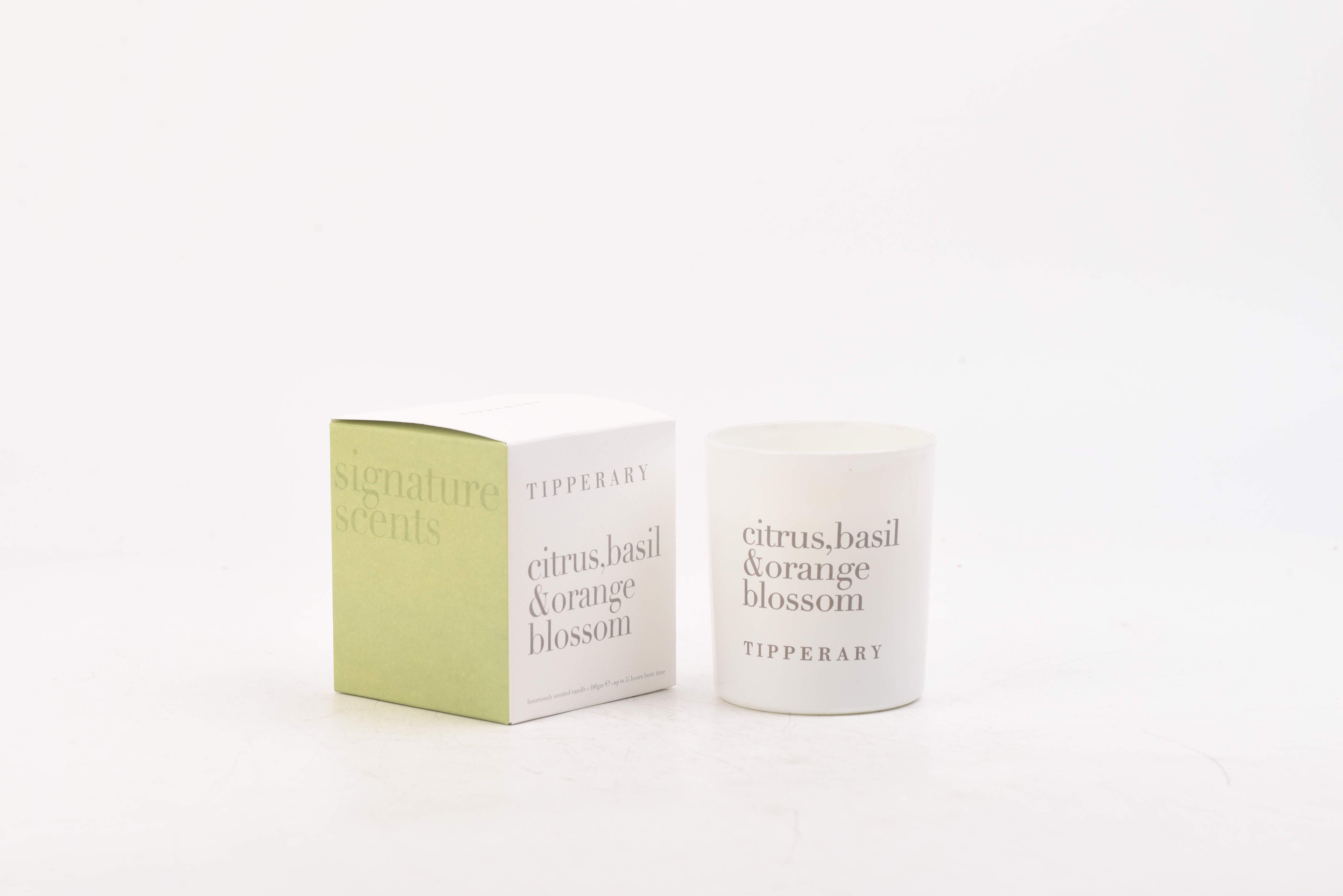 Signature Scents - Citrus, Basil &amp; Orange Blossom Candle