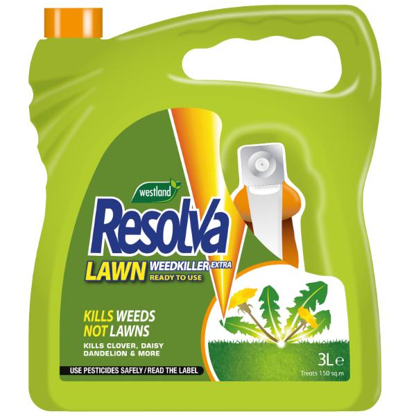 Westland Resolva Lawn Weedkiller Extra Ready to UIse 3L RTU