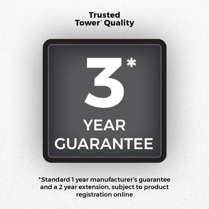 Tower 10L Dehumidifier DC Motor 24 Hour Timer &amp; 4 Modes