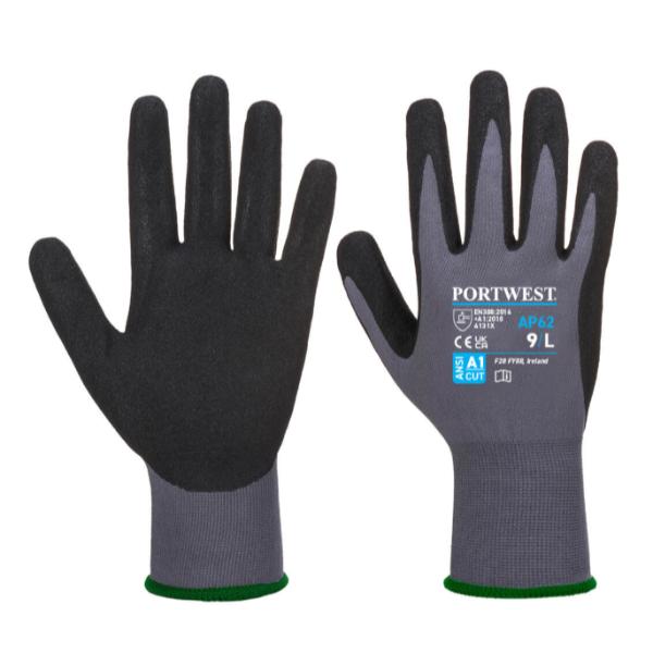 Portwest Dermiflex Aqua Glove Greybk Medium