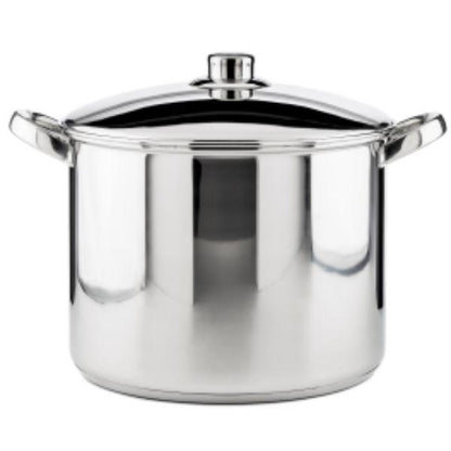 28Cm Steelex Stockpot With Steel Lid