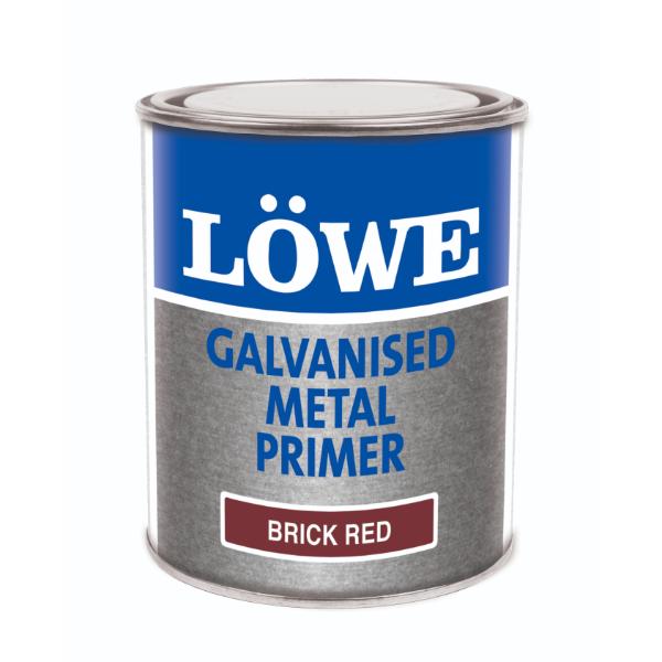 Lowe Galvanised Metal Primer Brick Red 1Ltr